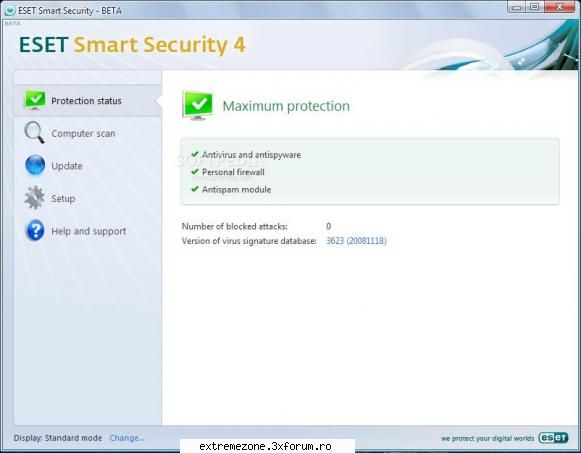 eset smart security 4.0.314 mara fix 1.5(will reset your trial date) eset smart security fully